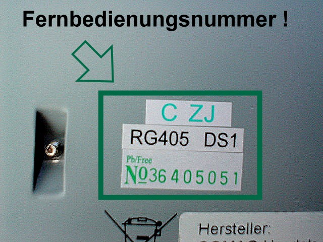 MR02661A bonremo Fernbedienung passend für Fernbedienungstype COMAG RG405PVRS5